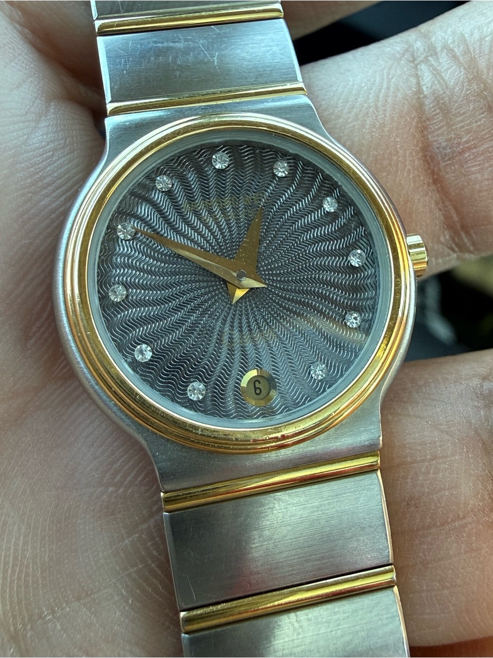 Raymond Weil Ladies watch ref 5330-1 Rare dial gold & steel